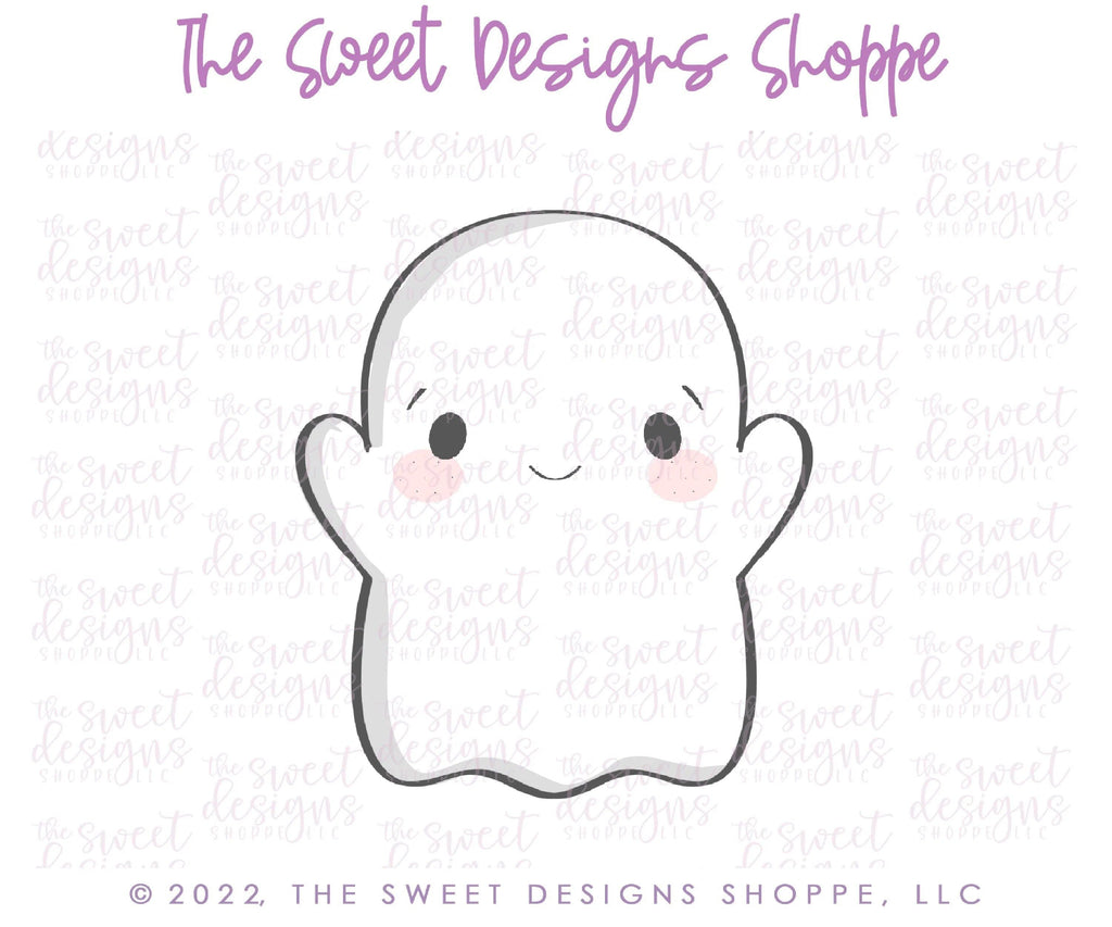 Cookie Cutters - BOO 2022 Ghost - Cookie Cutter - The Sweet Designs Shoppe - - ALL, Boo, Cookie Cutter, Ghost, halloween, Promocode