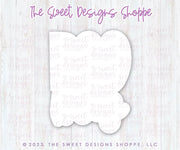 Cookie Cutters - BOO-bees Plaque - Cookie Cutter - The Sweet Designs Shoppe - TSDS - - ALL,Cookie Cutter,Fall / Halloween,halloween,handlettering,Plaque,Plaques,PLAQUES HANDLETTERING,Promocode,STL