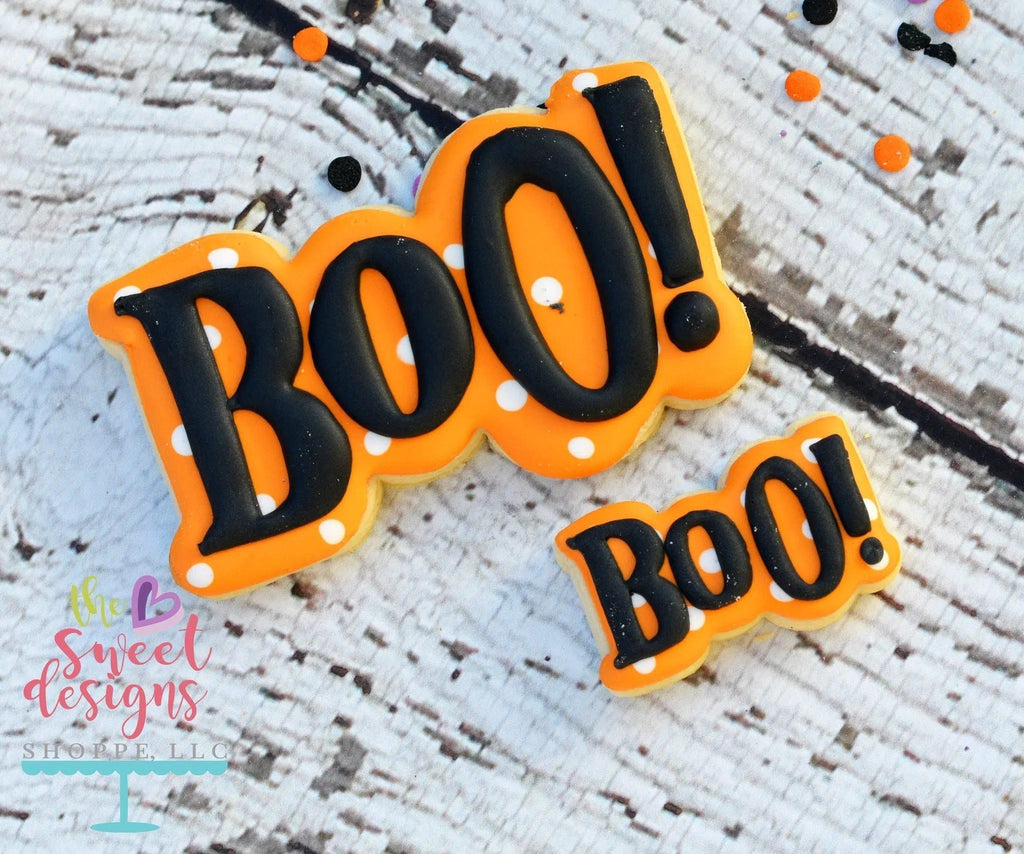 Cookie Cutters - BOO! - Cookie Cutter - The Sweet Designs Shoppe - TSDS - - ALL,Boo,Cookie Cutter,Fall / Halloween,Font,Fonts,Halloween,monster,Monsters,Promocode,trick or treat