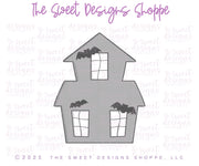 Cookie Cutters - Boo Haunted House - Cookie Cutter - The Sweet Designs Shoppe - TSDS - - ALL,Boo haunted house,Cookie Cutter,halloween,happy halloween,Haunted,haunted house,Home,Promocode,STL