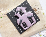 Cookie Cutters - Boo Haunted House - Cookie Cutter - The Sweet Designs Shoppe - TSDS - - ALL,Boo haunted house,Cookie Cutter,halloween,happy halloween,Haunted,haunted house,Home,Promocode,STL