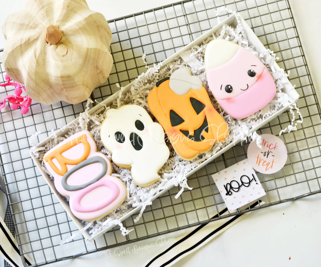 Cookie Cutters - BOO Plaque 2020 - Cookie Cutter - Sweet Designs Shoppe - - ALL, Cookie Cutter, Halloween, handlettering, Plaque, Plaques, PLAQUES HANDLETTERING, Promocode