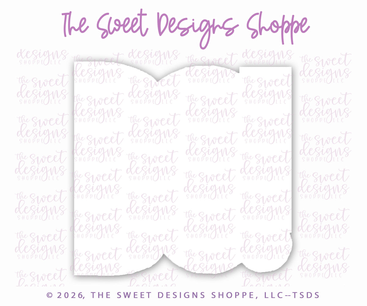 Cookie Cutters - BoO! Plaque - Cookie Cutter - The Sweet Designs Shoppe - TSDS - - ALL,Cookie Cutter,Ghost,halloween,handlettering,Plaque,Plaques,PLAQUES HANDLETTERING,Promocode,STL