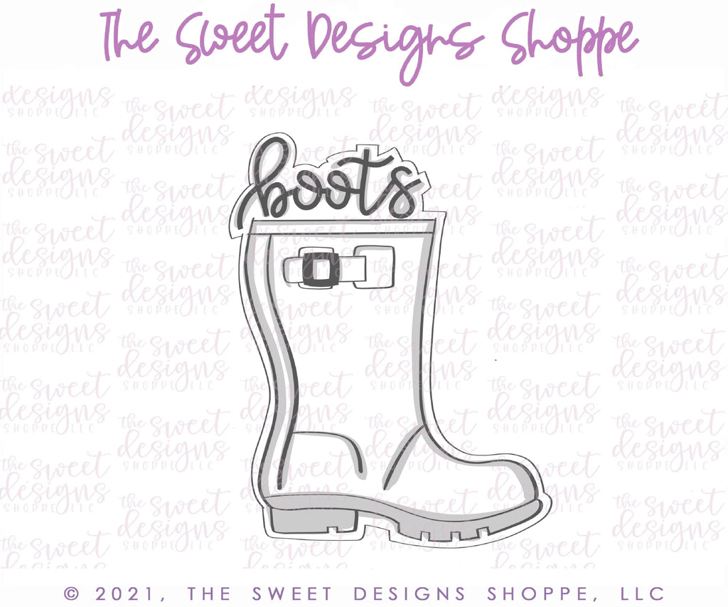Cookie Cutters - Boot Cookie Sticker - Cookie Cutter - Sweet Designs Shoppe - - Accesories, Accessories, accessory, ALL, Clothing / Accessories, Cookie Cutter, Fall, Fall / Thanksgiving, handlettering, Plaque, Plaques, PLAQUES HANDLETTERING, Promocode