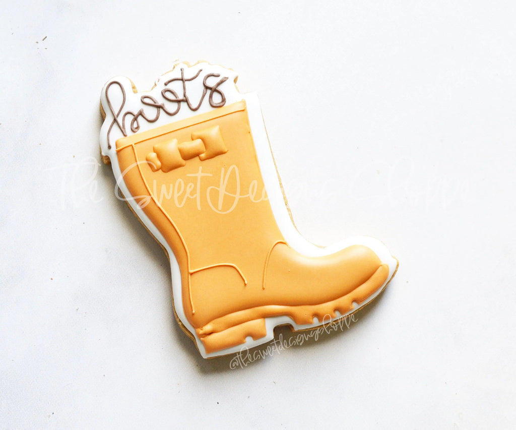 Cookie Cutters - Boot Cookie Sticker - Cookie Cutter - The Sweet Designs Shoppe - TSDS - - Accesories,Accessories,accessory,ALL,Clothing / Accessories,Cookie Cutter,Fall,Fall / Thanksgiving,handlettering,Plaque,Plaques,PLAQUES HANDLETTERING,Promocode