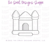 Cookie Cutters - Bounce House - Cookie Cutter - The Sweet Designs Shoppe - TSDS - - ALL,Baby / Kids,Birthday,Cookie Cutter,kids,Kids / Fantasy,Promocode,STL