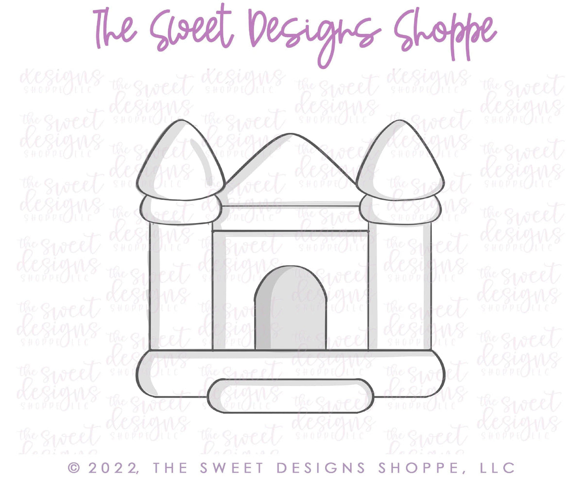 Cookie Cutters - Bounce House - Cookie Cutter - The Sweet Designs Shoppe - TSDS - - ALL,Baby / Kids,Birthday,Cookie Cutter,kids,Kids / Fantasy,Promocode,STL