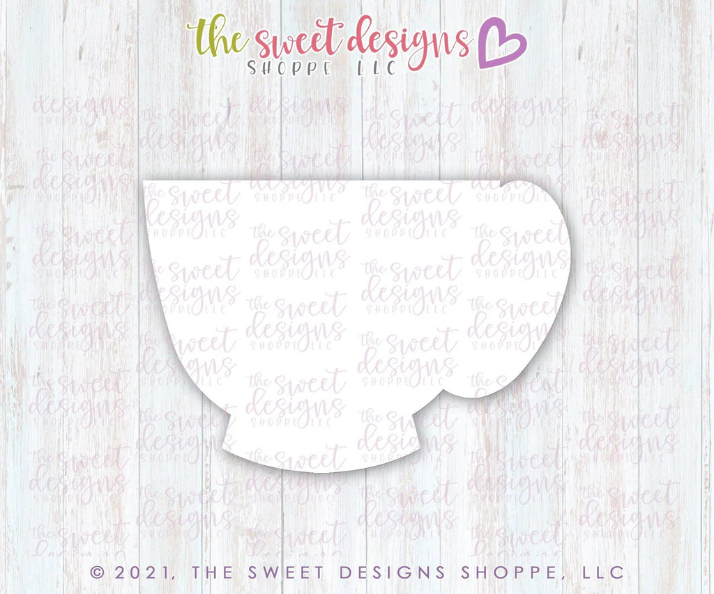 Cookie Cutters - Bouquet Floral Tea Cup - Cookie Cutter - The Sweet Designs Shoppe - TSDS - - ALL,beverage,Cookie Cutter,Easter / Spring,floral,Flowers,Food,Food & Beverages,Food and Beverage,MOM,mother,Mothers Day,Nature,Promocode,STL,teacher,teacher appreciation