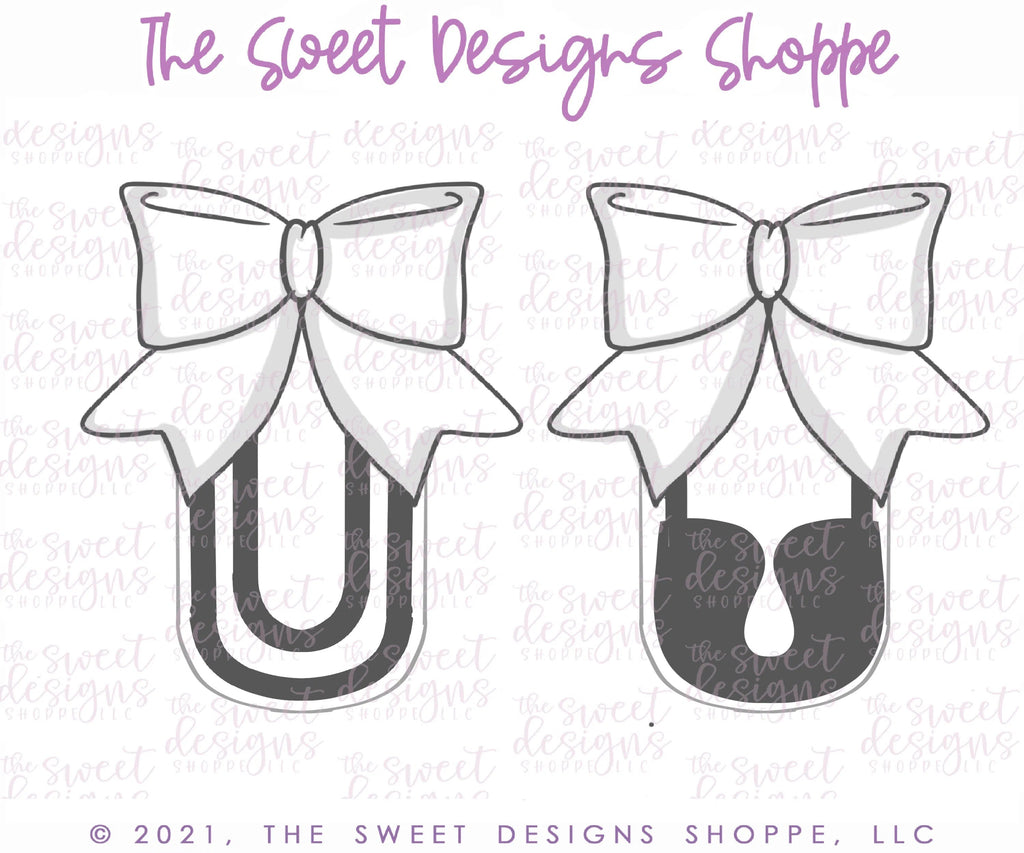 Cookie Cutters - Bow Clip / Pin - Cookie Cutter - Sweet Designs Shoppe - - 4th, 4th July, 4th of July, ALL, Baby, Baby Swaddle, back to school, Cookie Cutter, Grad, graduations, Patriotic, Promocode, School, School / Graduation, school supplies