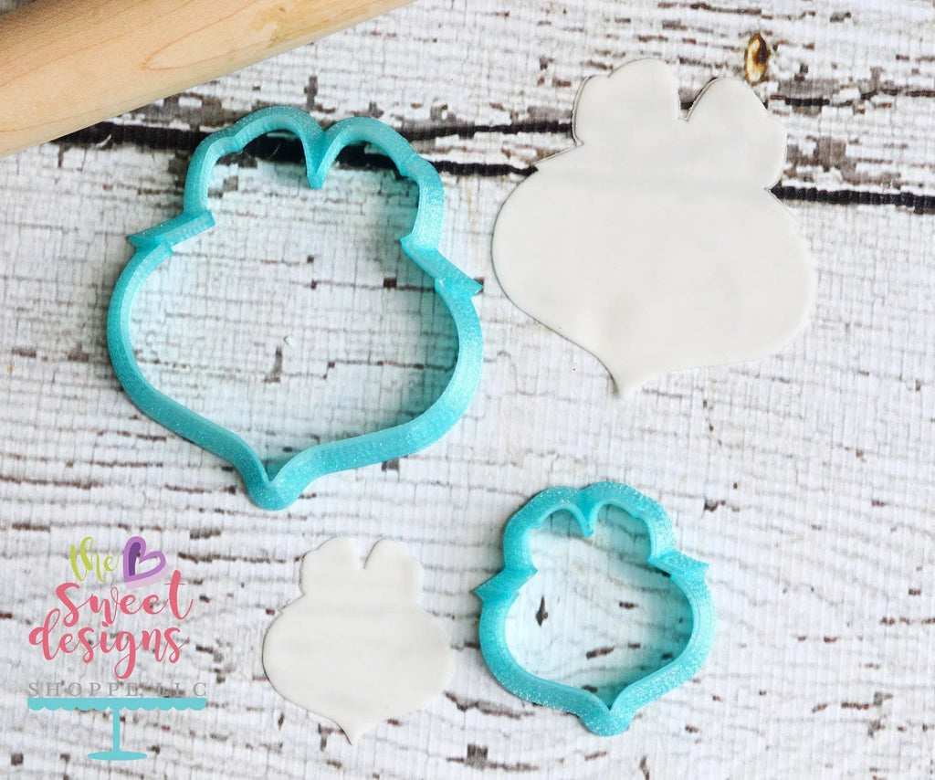 Cookie Cutters - Bow Ornament Two v2- Cookie Cutter - The Sweet Designs Shoppe - - ALL, Christmas, Christmas / Winter, Cookie Cutter, Decoration, Ornament, Promocode, Winter