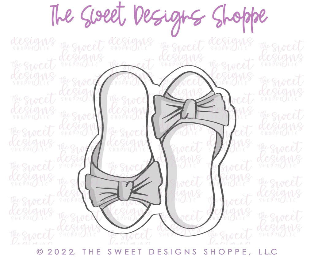 Cookie Cutters - Bow Sandals - Cookie Cutter - Sweet Designs Shoppe - - Accesories, Accessories, accessory, ALL, Clothing / Accessories, Cookie Cutter, hat, Promocode, Retro, summer, Vintage