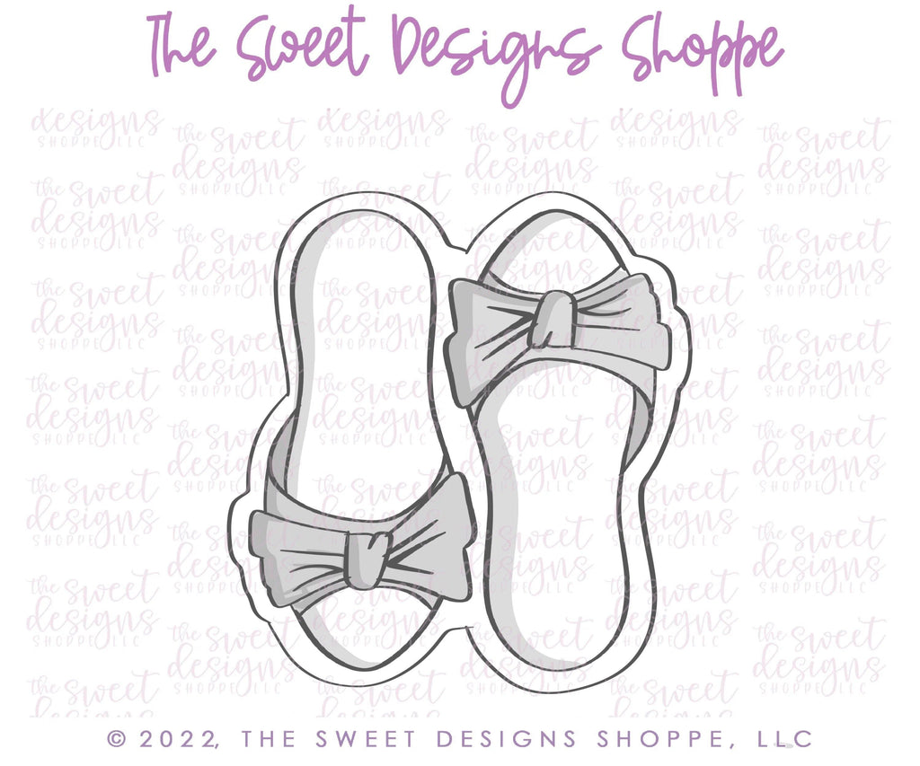 Cookie Cutters - Bow Sandals - Cookie Cutter - The Sweet Designs Shoppe - - Accesories, Accessories, accessory, ALL, Clothing / Accessories, Cookie Cutter, hat, Promocode, Retro, summer, Vintage