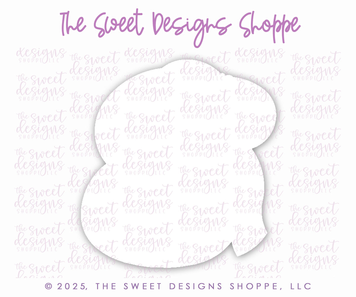 Cookie Cutters - Bow-tiful Eight- Cookie Cutter - The Sweet Designs Shoppe - TSDS - - 8,ALL,Beautiful,Birthday,Cookie Cutter,Font,Fonts,kid,kids,Lettering,letters and numbers,number,numbers,NumberSet,Promocode,Series25,STL,text