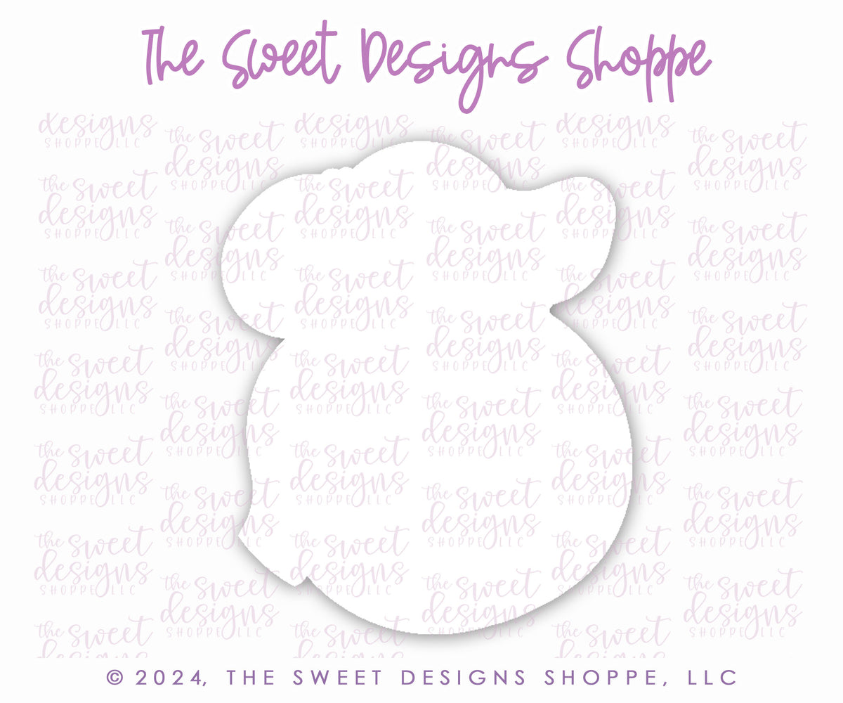 Cookie Cutters - Bow-tiful Five - Cookie Cutter - The Sweet Designs Shoppe - TSDS - - 5,ALL,Beautiful,Birthday,Cookie Cutter,Font,Fonts,kid,kids,Lettering,letters and numbers,number,numbers,NumberSet,Promocode,Series25,STL,text