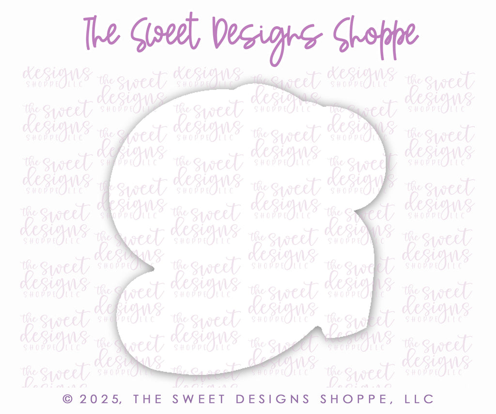 Cookie Cutters - Bow-tiful Nine - Cookie Cutter - The Sweet Designs Shoppe - TSDS - - 9,ALL,Beautiful,Birthday,Cookie Cutter,Font,Fonts,kid,kids,Lettering,letters and numbers,number,numbers,NumberSet,Promocode,Series25,STL,text