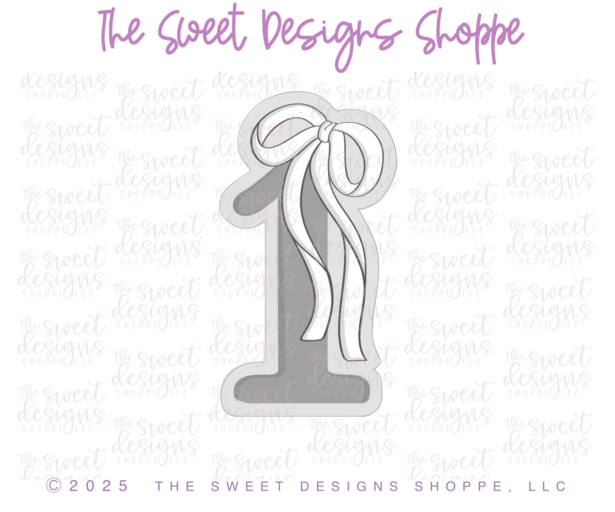 Cookie Cutters - Bow-tiful Numbers Set - Set of 10 - Cookie Cutters - The Sweet Designs Shoppe - TSDS - - 0,1,2,3,4,5,6,7,8,9,ALL,Beautiful,Birthday,Cookie Cutter,Customize,Font,Fonts,lettering,number,numbers,numberset,Promocode,regular sets,school,set,STL,text,valentine,Valentines,Wedding,Wedding Favors
