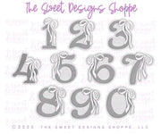 Cookie Cutters - Bow-tiful Numbers Set - Set of 10 - Cookie Cutters - The Sweet Designs Shoppe - TSDS - - 0,1,2,3,4,5,6,7,8,9,ALL,Beautiful,Birthday,Cookie Cutter,Customize,Font,Fonts,lettering,number,numbers,numberset,Promocode,regular sets,school,set,STL,text,valentine,Valentines,Wedding,Wedding Favors