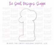 Cookie Cutters - Bow-tiful One - Cookie Cutter - The Sweet Designs Shoppe - TSDS - - 1,ALL,Beautiful,Birthday,Cookie Cutter,Font,Fonts,kid,kids,Lettering,letters and numbers,number,numbers,NumberSet,Promocode,Series25,STL,text