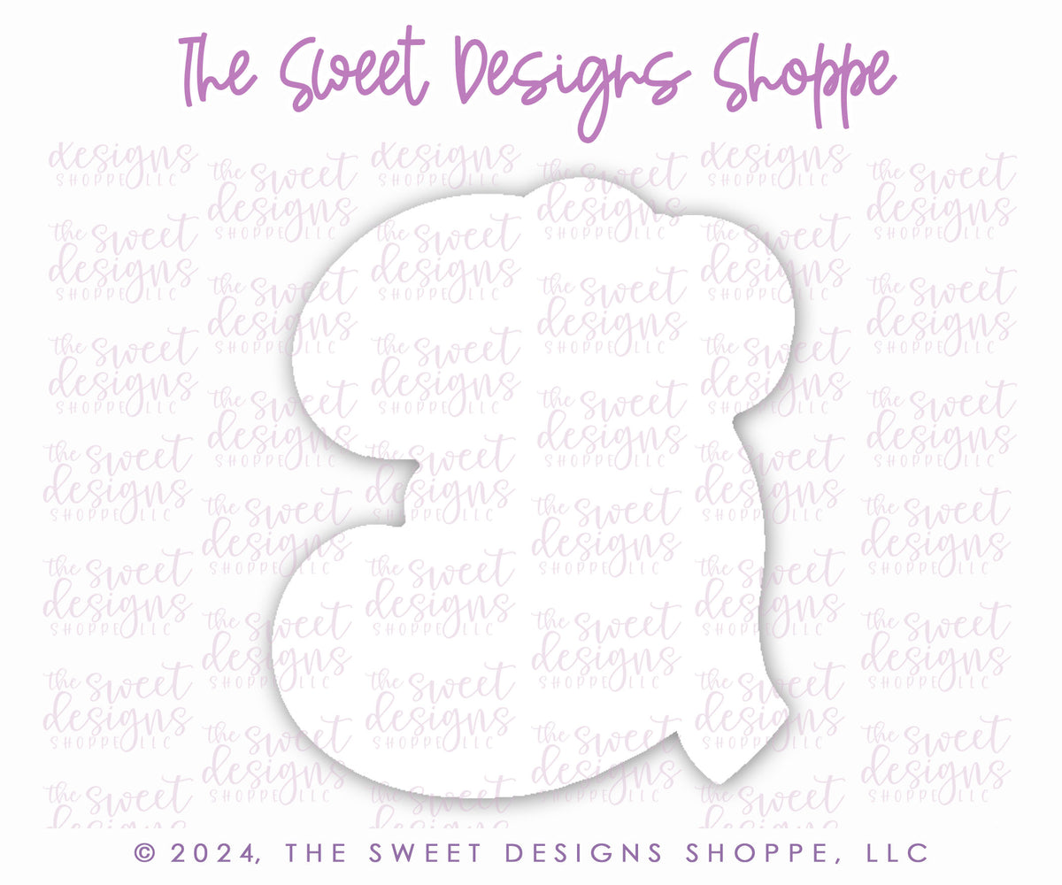 Cookie Cutters - Bow-tiful Three - Cookie Cutter - The Sweet Designs Shoppe - TSDS - - 3,ALL,Beautiful,Birthday,Cookie Cutter,Font,Fonts,kid,kids,Lettering,letters and numbers,number,numbers,NumberSet,Promocode,Series25,STL,text