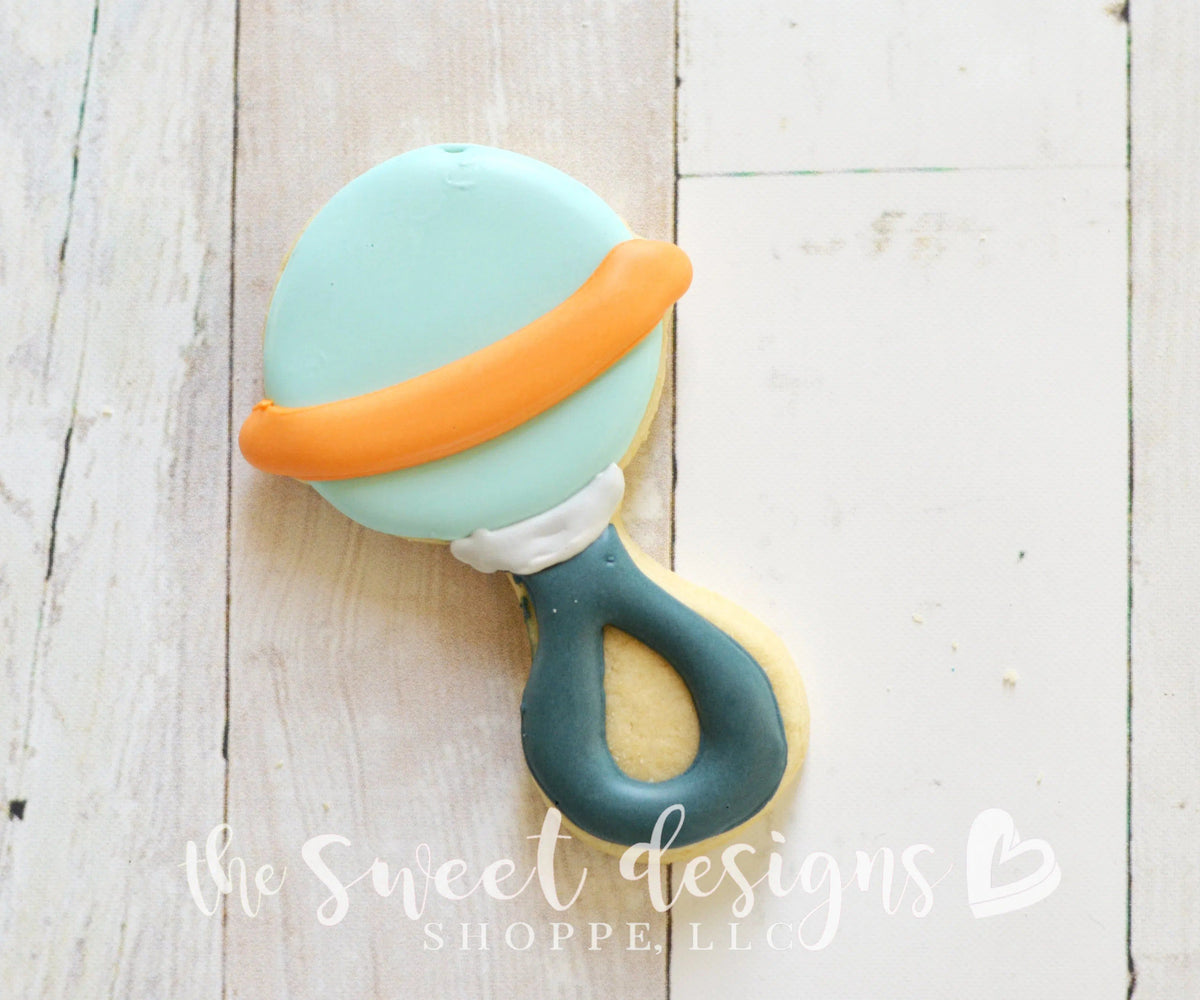 Cookie Cutters - Boy Rattle - Cookie Cutter - The Sweet Designs Shoppe - TSDS - - ALL,Baby,baby shower,baby shower favors,baby toys,Cookie Cutter,Customize,Promocode,STL,toys