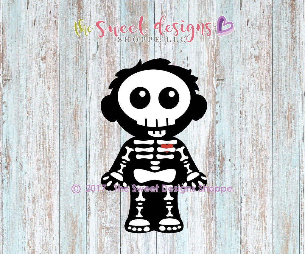 Cookie Cutters - Boy Skeleton - Cookie Cutter - Sweet Designs Shoppe - - ALL, Boy, Cookie Cutter, Fall / Halloween, Halloween, kid, Kids, Kids / Fantasy, Promocode, Skeleton, trick or treat