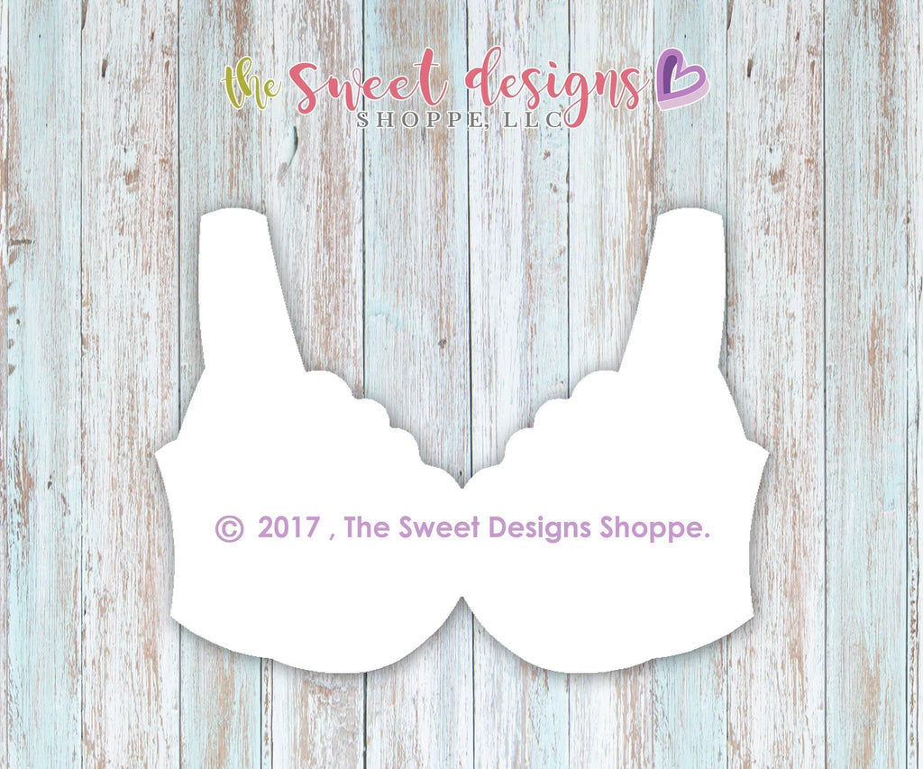 Cookie Cutters - Bra v2- Cookie Cutter - The Sweet Designs Shoppe - - ALL, Bachelorette, Bridal Shower, Bride, Clothing / Accessories, Cookie Cutter, Fashion, Promocode, Summer, valenteine, valentine, Valentine's, Wedding