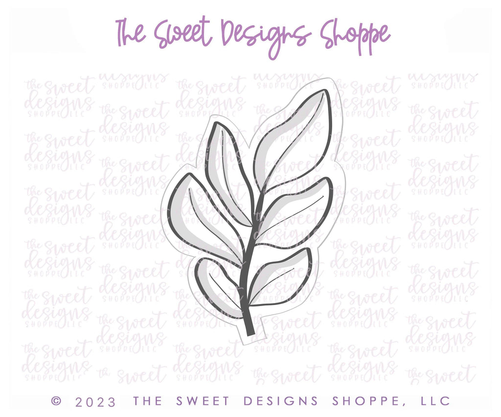 Cookie Cutters - Branch - Cookie Cutter - The Sweet Designs Shoppe - - ALL, branch, Cookie Cutter, handlettering, Nature, Promocode