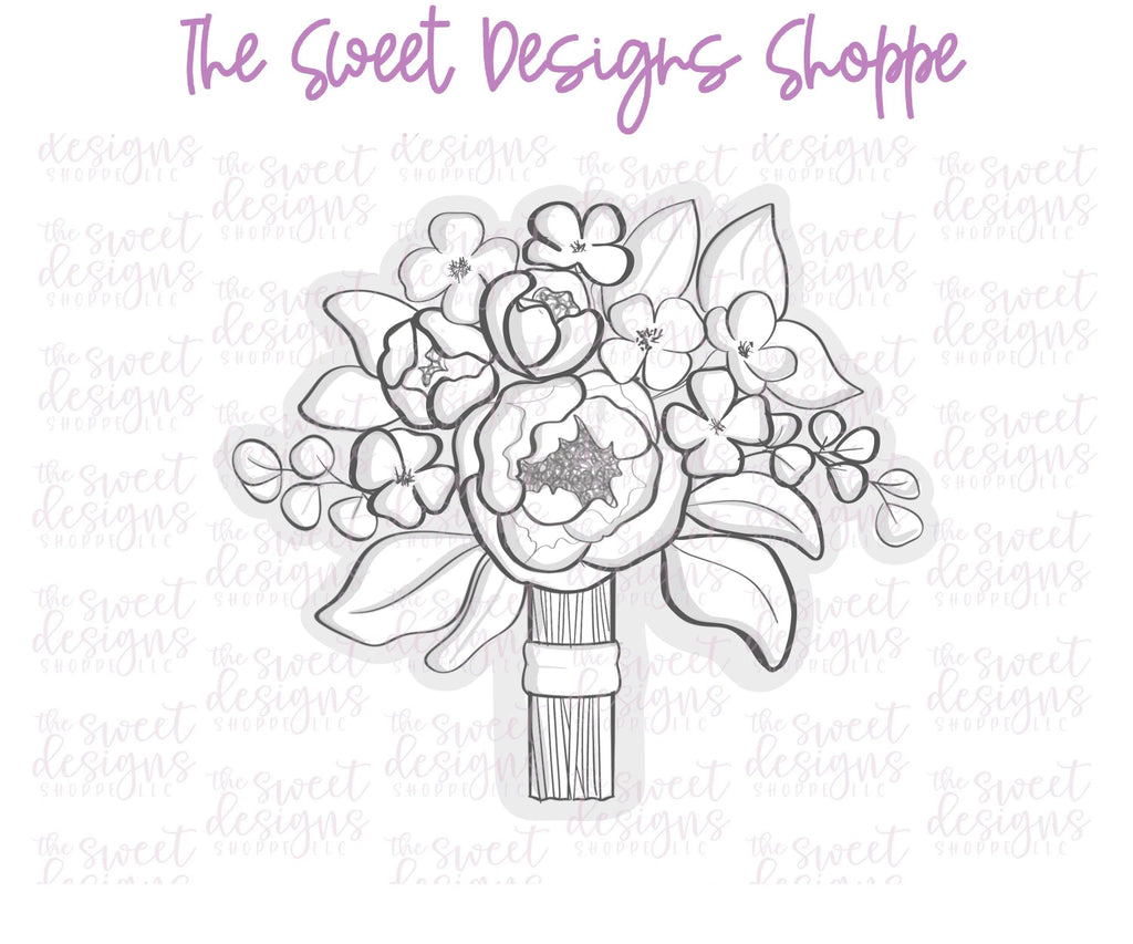 Cookie Cutters - Bridal Bouquet - Cookie Cutter - The Sweet Designs Shoppe - TSDS - - ALL,Bachelorette,Cookie Cutter,Flower,Flowers,Leaves and Flowers,Married,Nature,Promocode,STL,Wedding