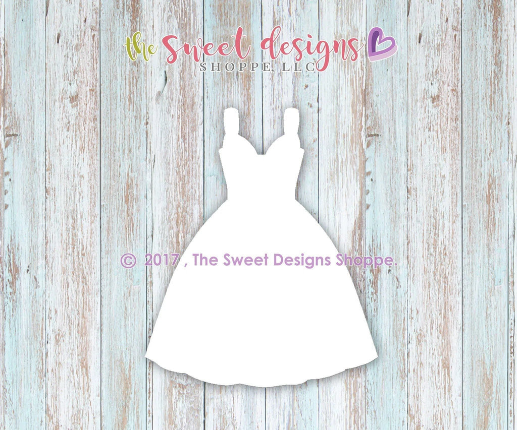 Cookie Cutters - Bridesmaid Dress v2- Cookie Cutter - The Sweet Designs Shoppe - - ALL, Bachelorette, Bridal Shower, Clothing / Accessories, Cookie Cutter, Fashion, Promocode, Wedding