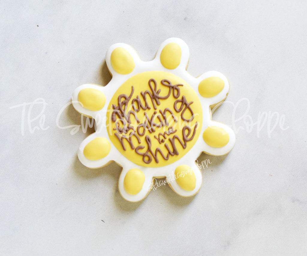 Cookie Cutters - Bright Sun - Cookie Cutter - The Sweet Designs Shoppe - - ALL, Cookie Cutter, garden, gardening, hobbie, Hobbies, Hobbies and Camping, hobby, Nature, Promocode, Summer, summer plaque, sun, teacher, teacher appreciation