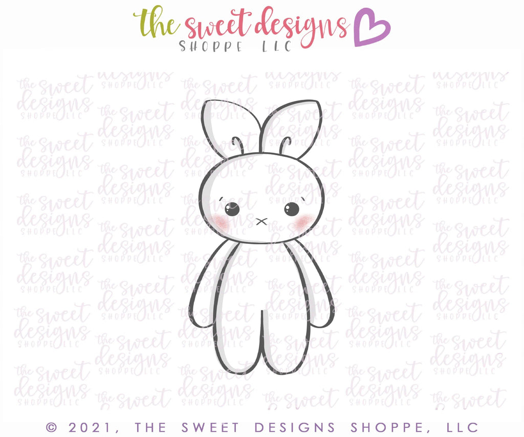 Cookie Cutters - Bunny Amiguruchi - Cookie Cutter - The Sweet Designs Shoppe - - ALL, Animal, Animals, Animals and Insects, Cookie Cutter, easter, Easter / Spring, kids, Kids / Fantasy, Promocode