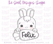 Cookie Cutters - Bunny Carrot Plaques by Lady Milkstache Set - Set of 2 - Cookie Cutters - The Sweet Designs Shoppe - TSDS - - ALL,bunny,Cookie Cutter,Easter,Easter / Spring,Lady Milk Stache,Lady MilkStache,LadyMilkStache,Mini Sets,Promocode,regular sets,set,STL