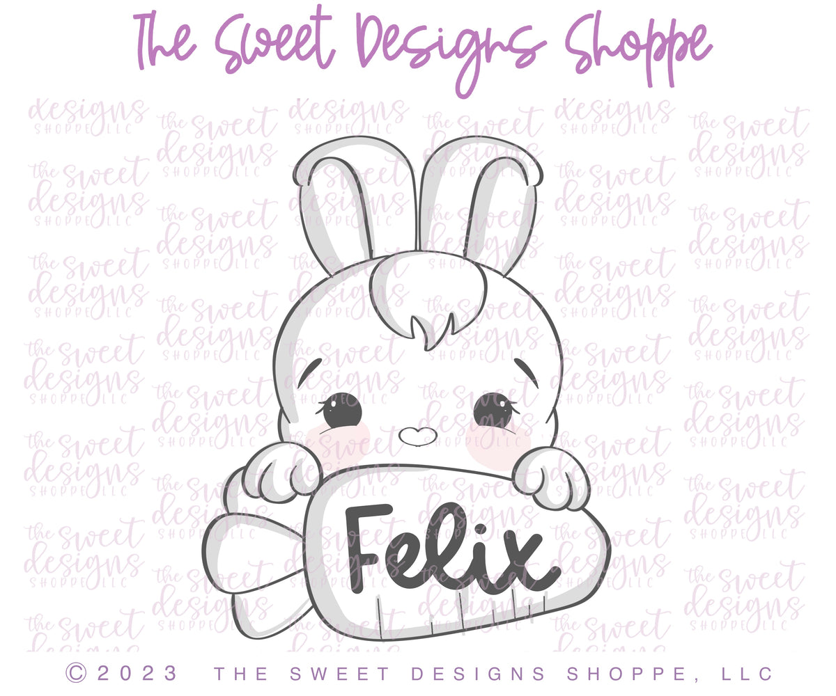 Cookie Cutters - Bunny Carrot Plaques by Lady Milkstache Set - Set of 2 - Cookie Cutters - The Sweet Designs Shoppe - TSDS - - ALL,bunny,Cookie Cutter,Easter,Easter / Spring,Lady Milk Stache,Lady MilkStache,LadyMilkStache,Mini Sets,Promocode,regular sets,set,STL