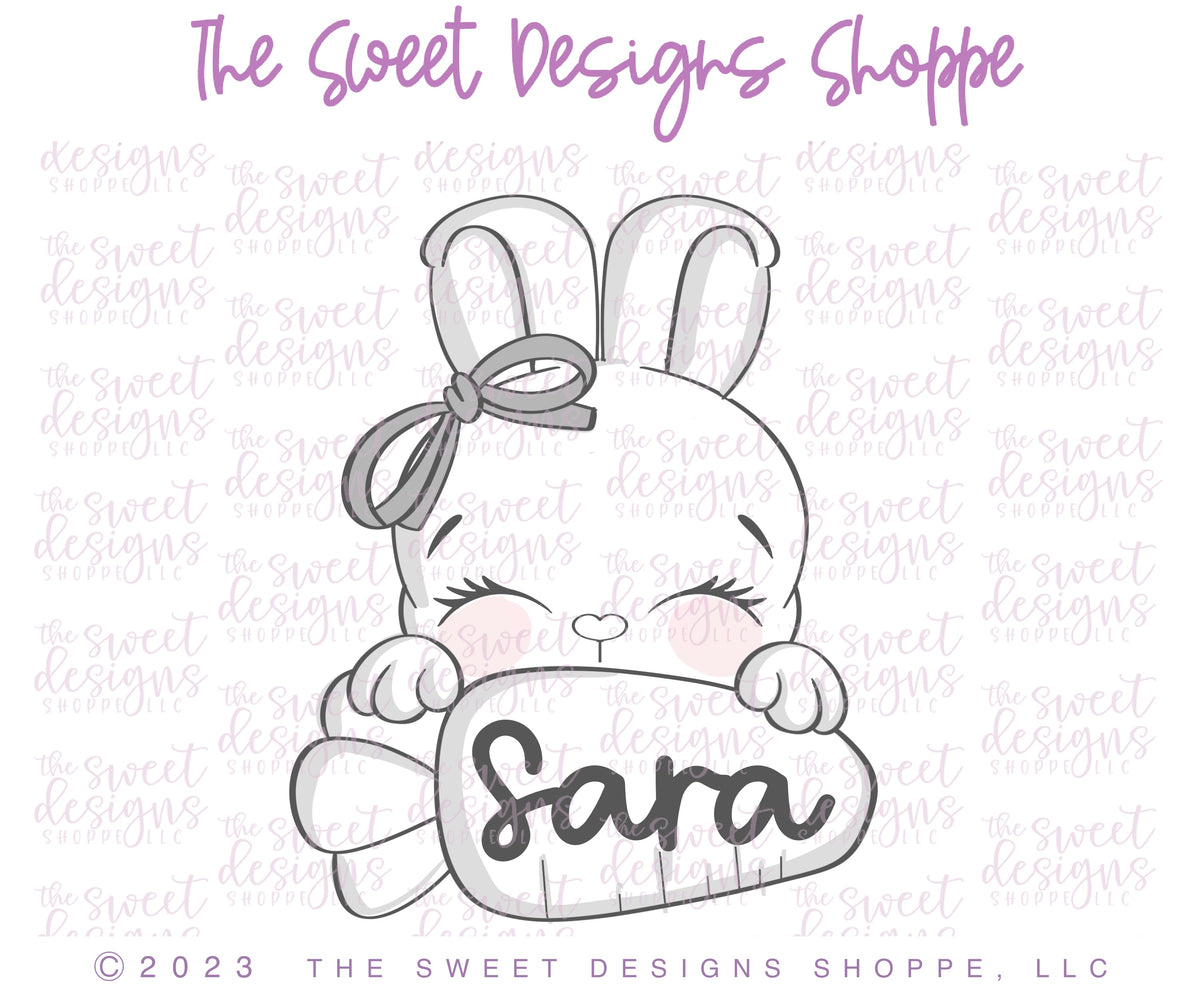 Cookie Cutters - Bunny Carrot Plaques by Lady Milkstache Set - Set of 2 - Cookie Cutters - The Sweet Designs Shoppe - TSDS - - ALL,bunny,Cookie Cutter,Easter,Easter / Spring,Lady Milk Stache,Lady MilkStache,LadyMilkStache,Mini Sets,Promocode,regular sets,set,STL
