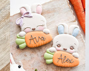 Cookie Cutters - Bunny Carrot Plaques by Lady Milkstache Set - Set of 2 - Cookie Cutters - The Sweet Designs Shoppe - TSDS - - ALL,bunny,Cookie Cutter,Easter,Easter / Spring,Lady Milk Stache,Lady MilkStache,LadyMilkStache,Mini Sets,Promocode,regular sets,set,STL