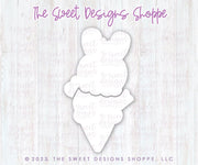 Cookie Cutters - Bunny Chick Ice Cream Set - Set of 2 - Cookie Cutters - The Sweet Designs Shoppe - TSDS - - ALL,Animal,Animals,Animals and Insects,Cookie Cutter,dessert,Easter,Easter / Spring,Ghost,Ice Cream,icecream,Lady Milk Stache,Lady MilkStache,LadyMilkStache,Promocode,regular sets,set,Sweet,Sweets