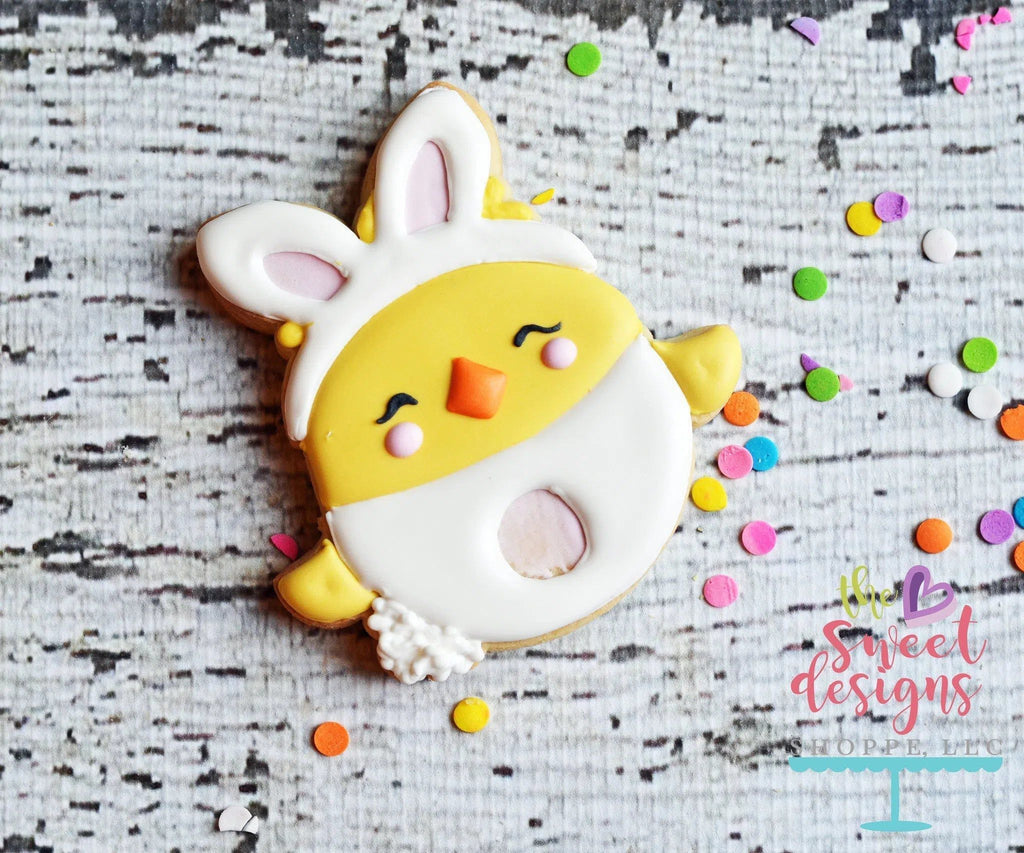 Cookie Cutters - Bunny Chick v2- Cookie Cutter - The Sweet Designs Shoppe - - ALL, Animal, Cookie Cutter, Easter, Easter / Spring, Promocode, Spring