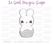 Cookie Cutters - Bunny Dipped in Chocolate - Cookie Cutter - The Sweet Designs Shoppe - TSDS - - ALL,Animal,Animals,Animals and Insects,Bunny,bunnypeep,Cookie Cutter,Easter,Easter / Spring,Lady Milk Stache,Lady MilkStache,LadyMilkStache,marshamallow,Promocode,STL