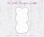 Cookie Cutters - Bunny Dipped in Chocolate - Cookie Cutter - The Sweet Designs Shoppe - TSDS - - ALL,Animal,Animals,Animals and Insects,Bunny,bunnypeep,Cookie Cutter,Easter,Easter / Spring,Lady Milk Stache,Lady MilkStache,LadyMilkStache,marshamallow,Promocode,STL