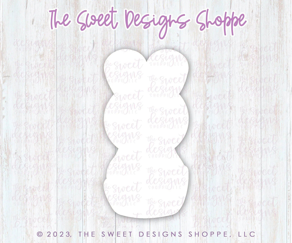 Cookie Cutters - Bunny Dipped in Chocolate - Cookie Cutter - The Sweet Designs Shoppe - TSDS - - ALL,Animal,Animals,Animals and Insects,Bunny,bunnypeep,Cookie Cutter,Easter,Easter / Spring,Lady Milk Stache,Lady MilkStache,LadyMilkStache,marshamallow,Promocode,STL