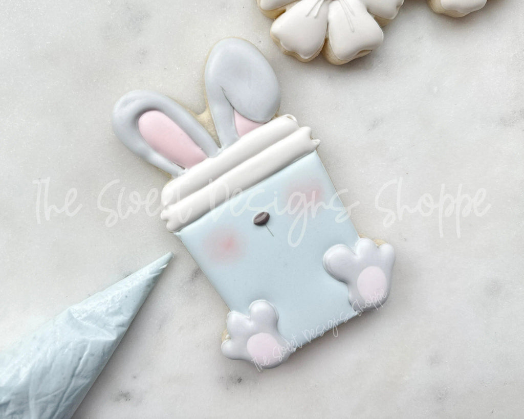 Cookie Cutters - Bunny Ears and Paws Coffee - Cookie Cutter - The Sweet Designs Shoppe - - ALL, Animal, Animals, Animals and Insects, Coffee, coffee paper cup, Cookie Cutter, Easter, Easter / Spring, Food, Food and Beverage, Food beverages, Promocode