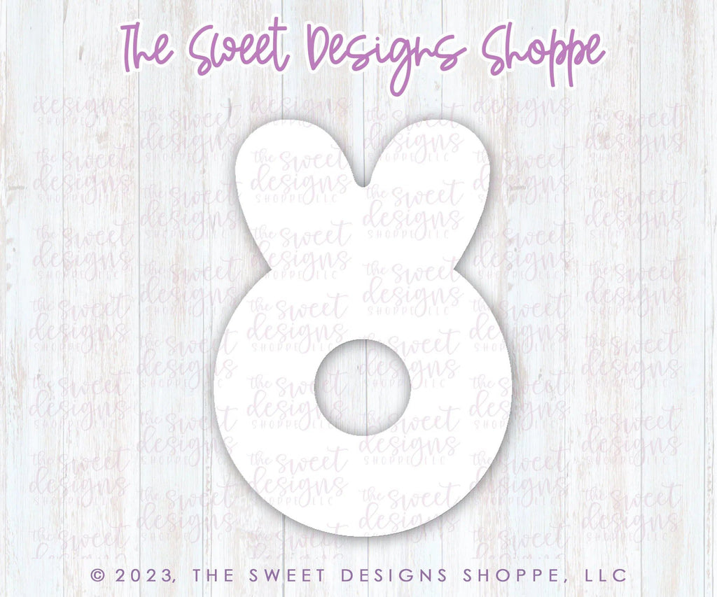 Cookie Cutters - Bunny Ears Donut - Cookie Cutter - The Sweet Designs Shoppe - - ALL, Cookie Cutter, Fall, Fall / Thanksgiving, fruits, Fruits and Vegetables, Plaque, Plaques, PLAQUES HANDLETTERING, Promocode, Sweet, Sweets