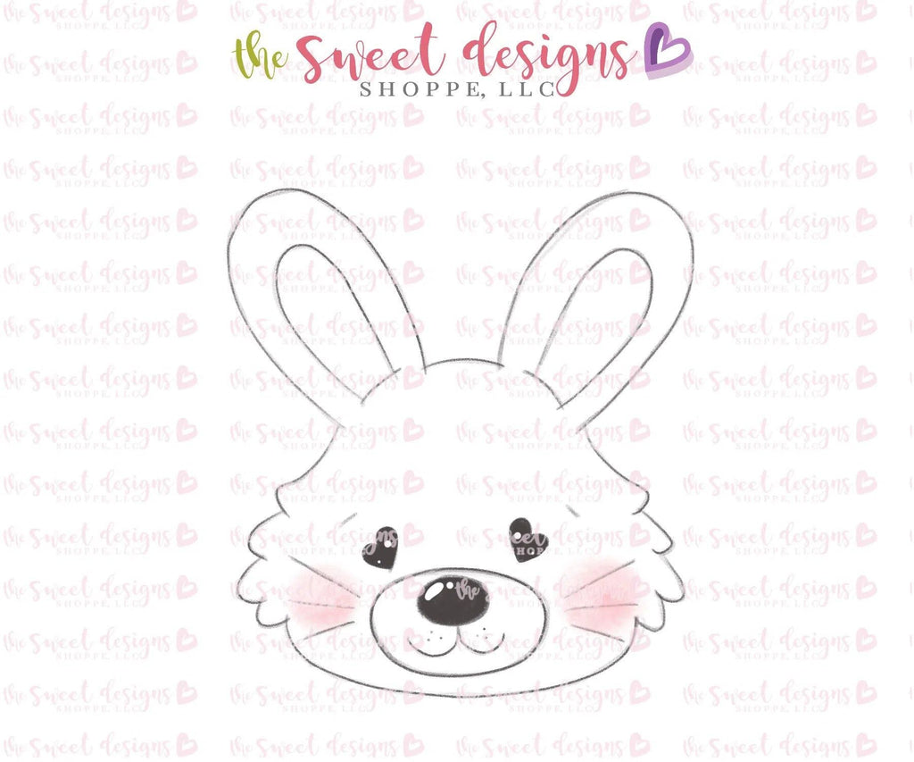 Cookie Cutters - Bunny Face 2018 v2- Cookie Cutter - The Sweet Designs Shoppe - - ALL, Animal, Cookie Cutter, Easter, Easter / Spring, Promocode, Spring