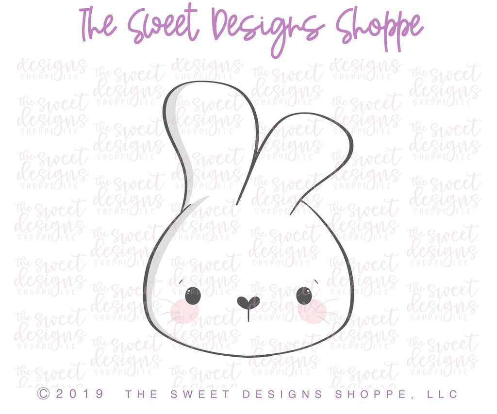 Cookie Cutters - Bunny Face 2019 - Cookie Cutter - Sweet Designs Shoppe - - ALL, Animal, Cookie Cutter, Easter, Easter / Spring, easter collection 2019, Promocode, Spring