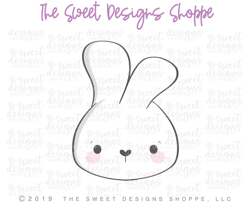 Cookie Cutters - Bunny Face 2019 - Cookie Cutter - The Sweet Designs Shoppe - TSDS - - ALL,Animal,Animals,Cookie Cutter,Easter,Easter / Spring,Promocode,Spring,STL