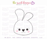 Cookie Cutters - Bunny Face 2019 - Cookie Cutter - The Sweet Designs Shoppe - TSDS - - ALL,Animal,Animals,Cookie Cutter,Easter,Easter / Spring,Promocode,Spring,STL