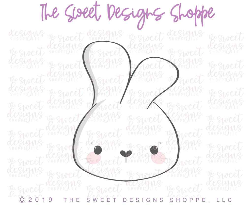 Cookie Cutters - Bunny Face 2019 - Cookie Cutter - The Sweet Designs Shoppe - - ALL, Animal, Cookie Cutter, Easter, Easter / Spring, easter collection 2019, Promocode, Spring