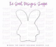 Cookie Cutters - Bunny Face with Bow Tie - Cookie Cutter - The Sweet Designs Shoppe - TSDS - - ALL,Animal,Animals,Animals and Insects,Cookie Cutter,Easter,Easter / Spring,Promocode,STL