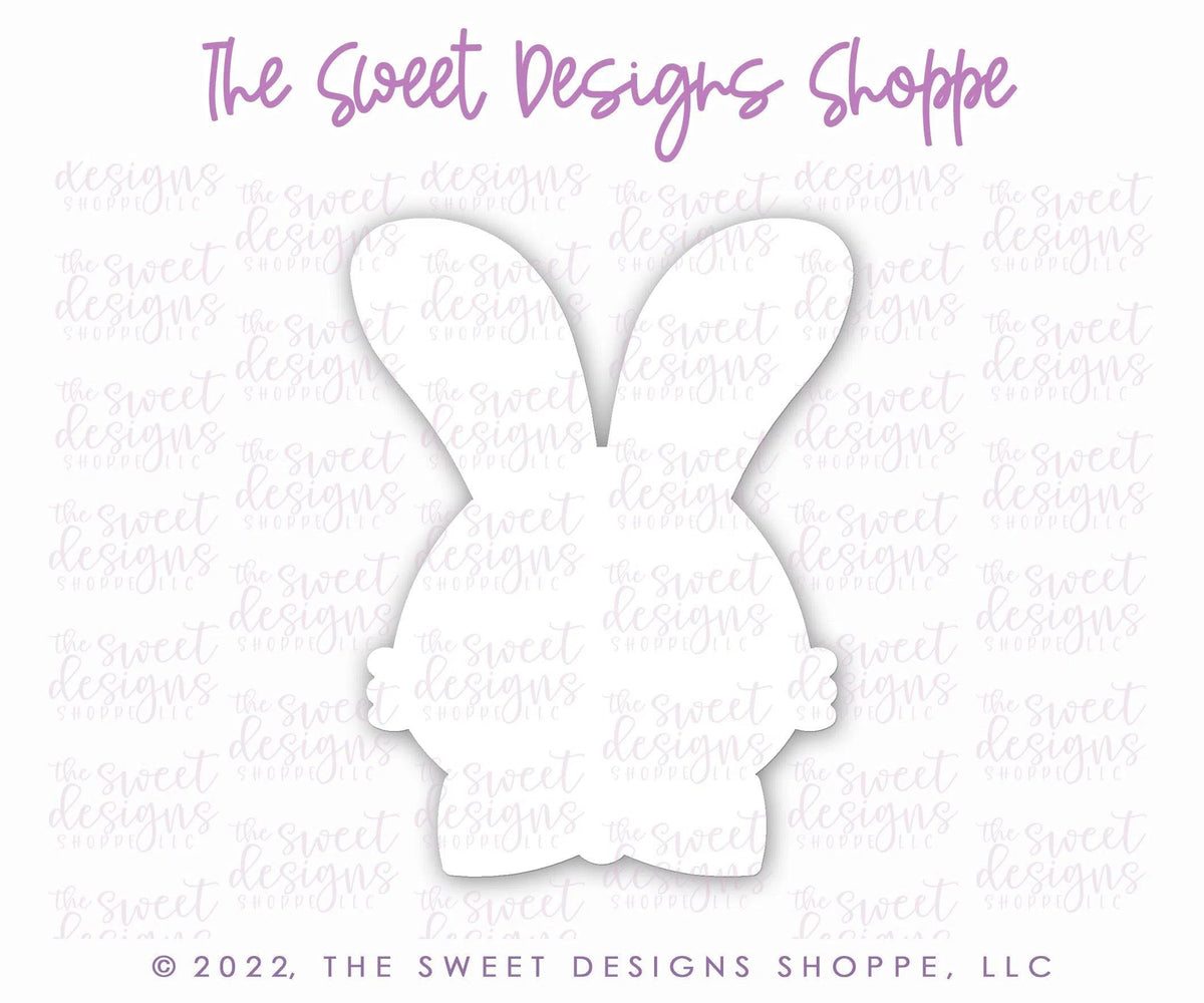 Cookie Cutters - Bunny Face with Bow Tie - Cookie Cutter - The Sweet Designs Shoppe - TSDS - - ALL,Animal,Animals,Animals and Insects,Cookie Cutter,Easter,Easter / Spring,Promocode,STL
