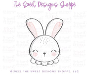 Cookie Cutters - Bunny Face with Scalloped Neck - Cookie Cutter - The Sweet Designs Shoppe - TSDS - - ALL,Animal,Animals,Animals and Insects,Cookie Cutter,Easter,Easter / Spring,Promocode,STL